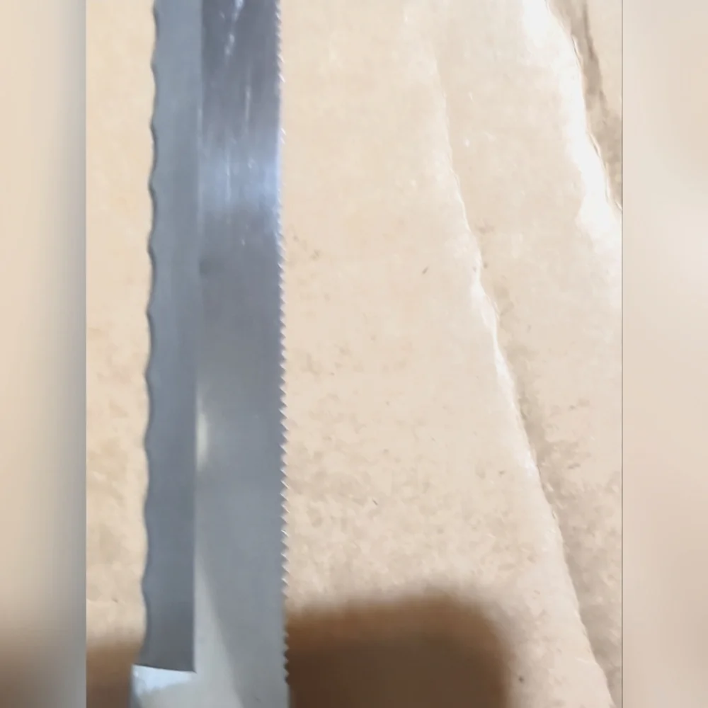 Vintage Wonder Serrated CARVING KNIFE 14 inches Blades both sides